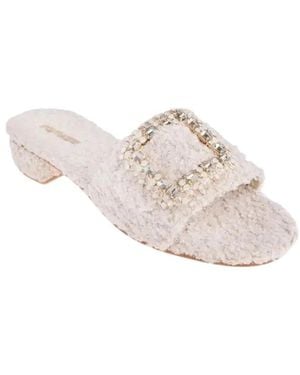 Emanuela Caruso Manon Slipper - Weiß