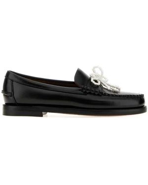 Sebago Dan Pearls Moccasin - Zwart