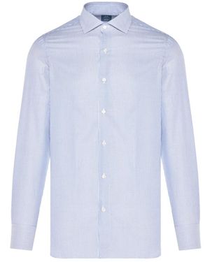 Finamore 1925 Formal Shirts - Blue