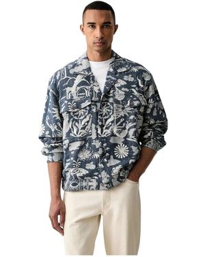 Scotch & Soda Korte Katoenen Jas - Blauw