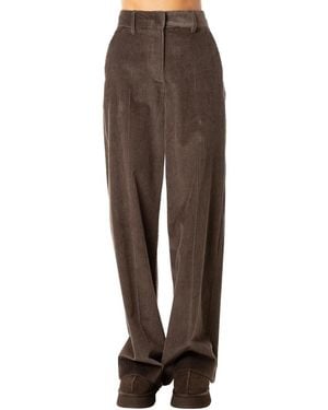 Weekend by Maxmara Broeken ,Bruin ,Katoen Tania Wijde Broek