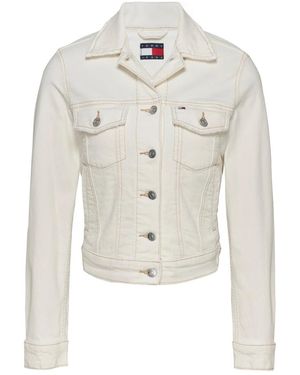 Tommy Hilfiger Denim Jackets - Bianco