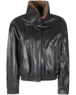 Low Classic Winter Jackets - Negro