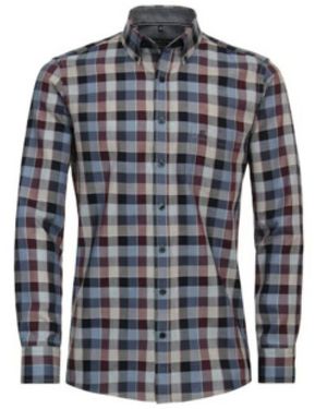 CASA MODA Casual Herrenhemd - Blau
