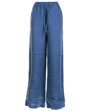 Fay Wide Broeken - Blauw