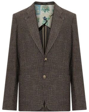 Paul Smith Doppelt Geschlitztes Sakko - Grün