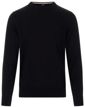 HUGO Round-Neck Knitwear - Noir