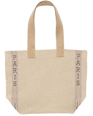 Ines De La Fressange Paris Paris canvas einkaufstasche - Natur