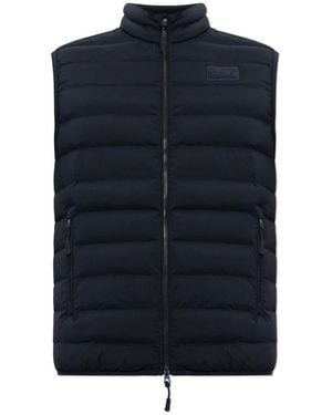 EA7 Wattierte Weste Mit Stehkragen - Blau