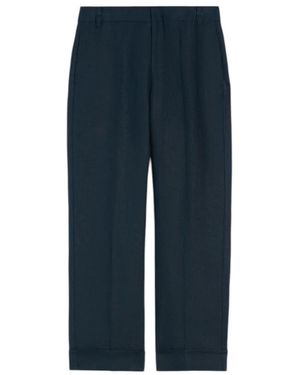 Max Mara Broeken ,Blauw ,Wide Broeken