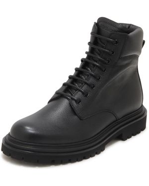 Dolce & Gabbana Schoenen ,Zwart ,Leer Stivaletto Enkellaarsjes
