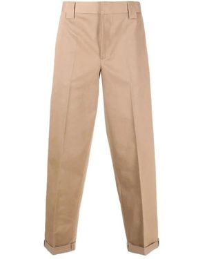 Golden Goose Straight Trousers - Natural