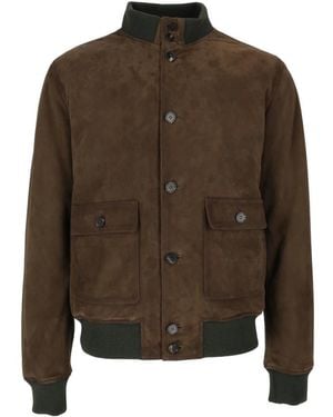 Stewart Leather Jackets - Marrone