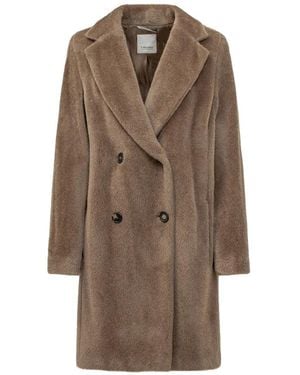 Max Mara Double-Breasted Coats - Marron