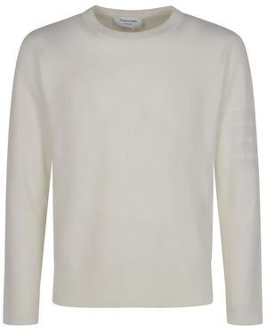 Thom Browne Round-Neck Knitwear - Gris