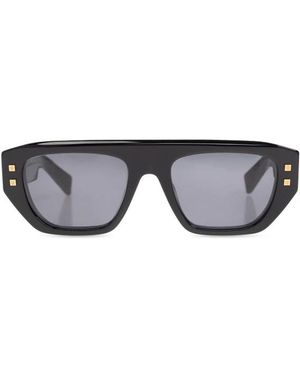 Balmain Accessoires ,Zwart ,Zonnebril B-Army Ii - Grijs