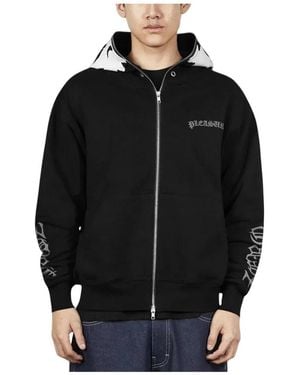 Pleasures Balaclava Zip Hoodie - Zwart