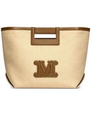Max Mara Bchecru Tote - Mettallic