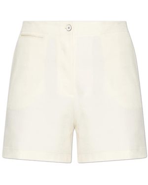 Jil Sander Shorts Met Zakken - Wit