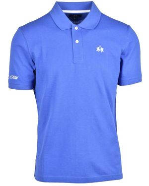 La Martina Tops ,Blauw ,Katoen Polo