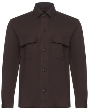 HUGO Casual Shirts - Brown