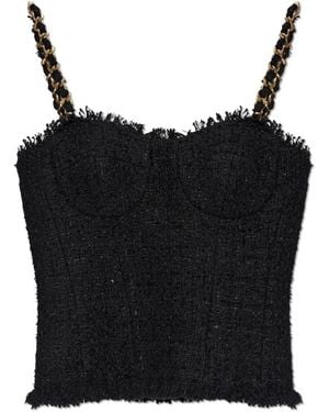 Balmain Sleeveless Tops - Nero
