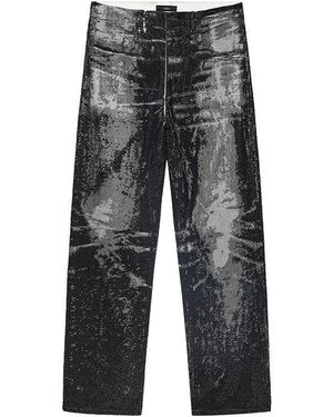 Purple Brand Jeans ,Zwart ,Katoen P018 Trompe L'Oeil - Grijs