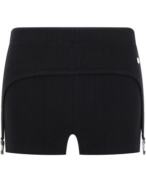 Jean Paul Gaultier Short Shorts - Black