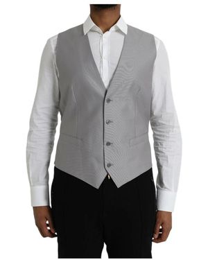Dolce & Gabbana Waistcoats - Grey