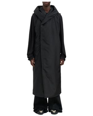 Rick Owens Single-Breasted Coats - Zwart