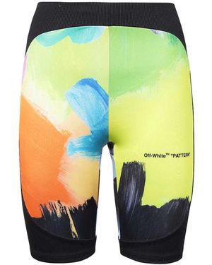 Off-White c/o Virgil Abloh Training Shorts - Jaune