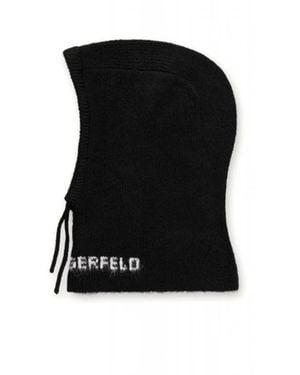 KARL LAGERFELD Gebreide Capuchon - Zwart