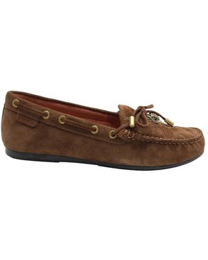 Kurt Geiger Schoenen ,Bruin ,Suède Eagle Moccasin