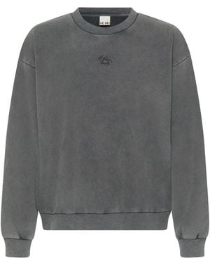 Ichi Hoodies & Sweatvesten ,Grijs ,Sweatshirt