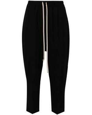 Rick Owens Tapered Trousers - Nero