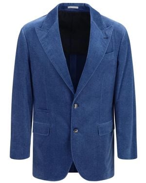 Brunello Cucinelli Blazers - Bleu