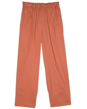 Twinset Straight Trousers - Orange