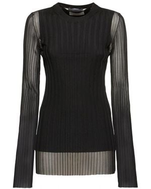 Sportmax Long Sleeve Tops - Black