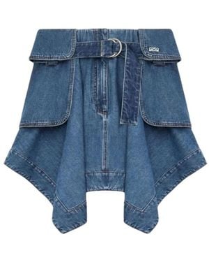 Loewe Denim Skirts - Blu
