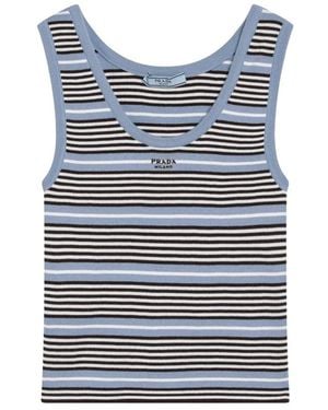 Prada Sleeveless Tops - Blue