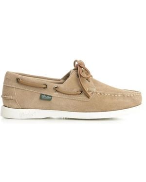 Paraboot Suede Moccasin - Naturel