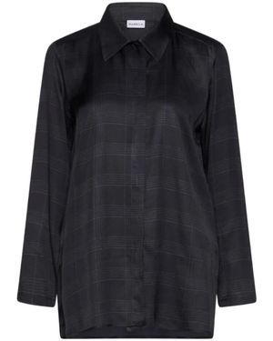 Marella Mllballata Geprinte Twill Blouse - Zwart
