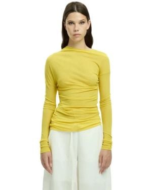 Malloni Long Sleeve Tops - Amarillo