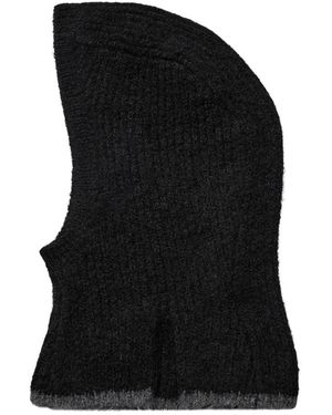 co'couture Schwarze strick-balaclava