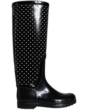 Dolce & Gabbana Rain Boots - Black