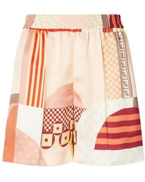 Fendi Short Shorts - Red