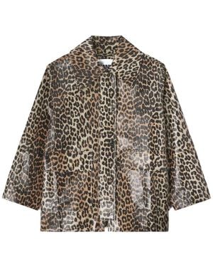 Ganni Light Jackets - Marrone