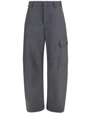 Brunello Cucinelli Wide Trousers - Grigio