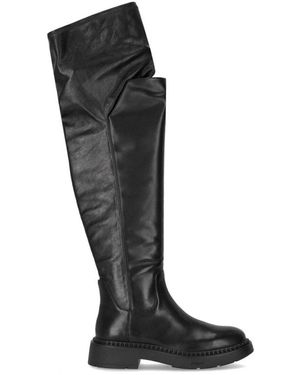 Ash Over-Knee Boots - Negro