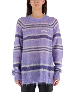 NAHMIAS Round-Neck Knitwear - Violet